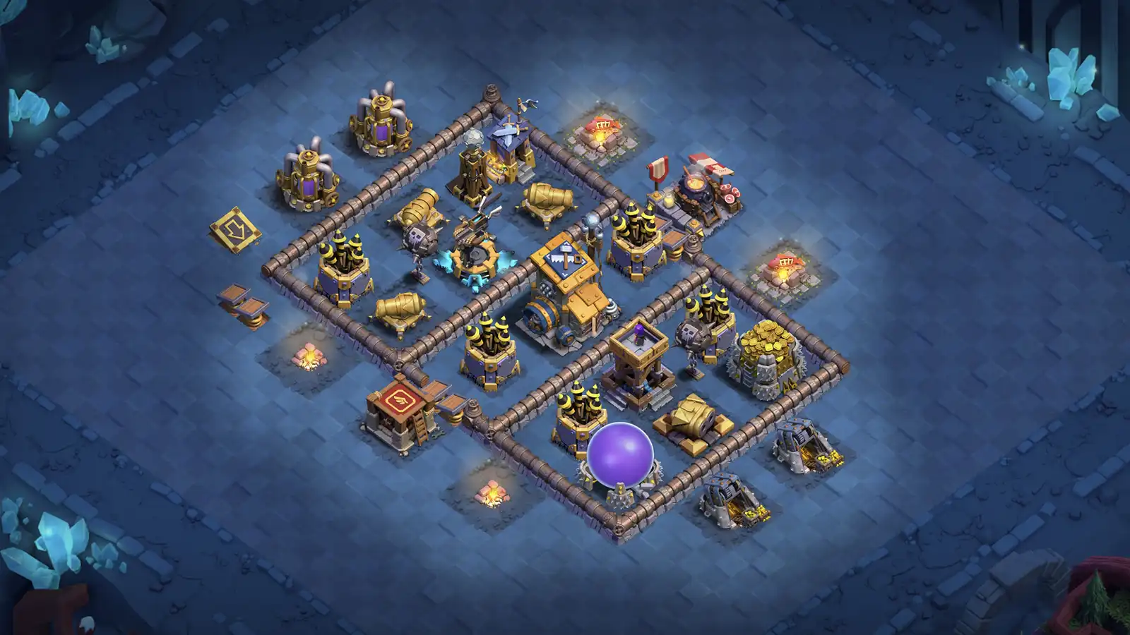 BH10 Split-Base Anti-2 Base - Clash of Clans