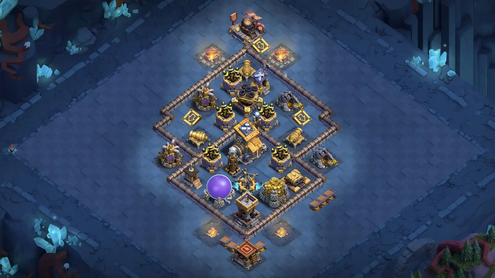 BH10 Anti-3 Base - Clash of Clans