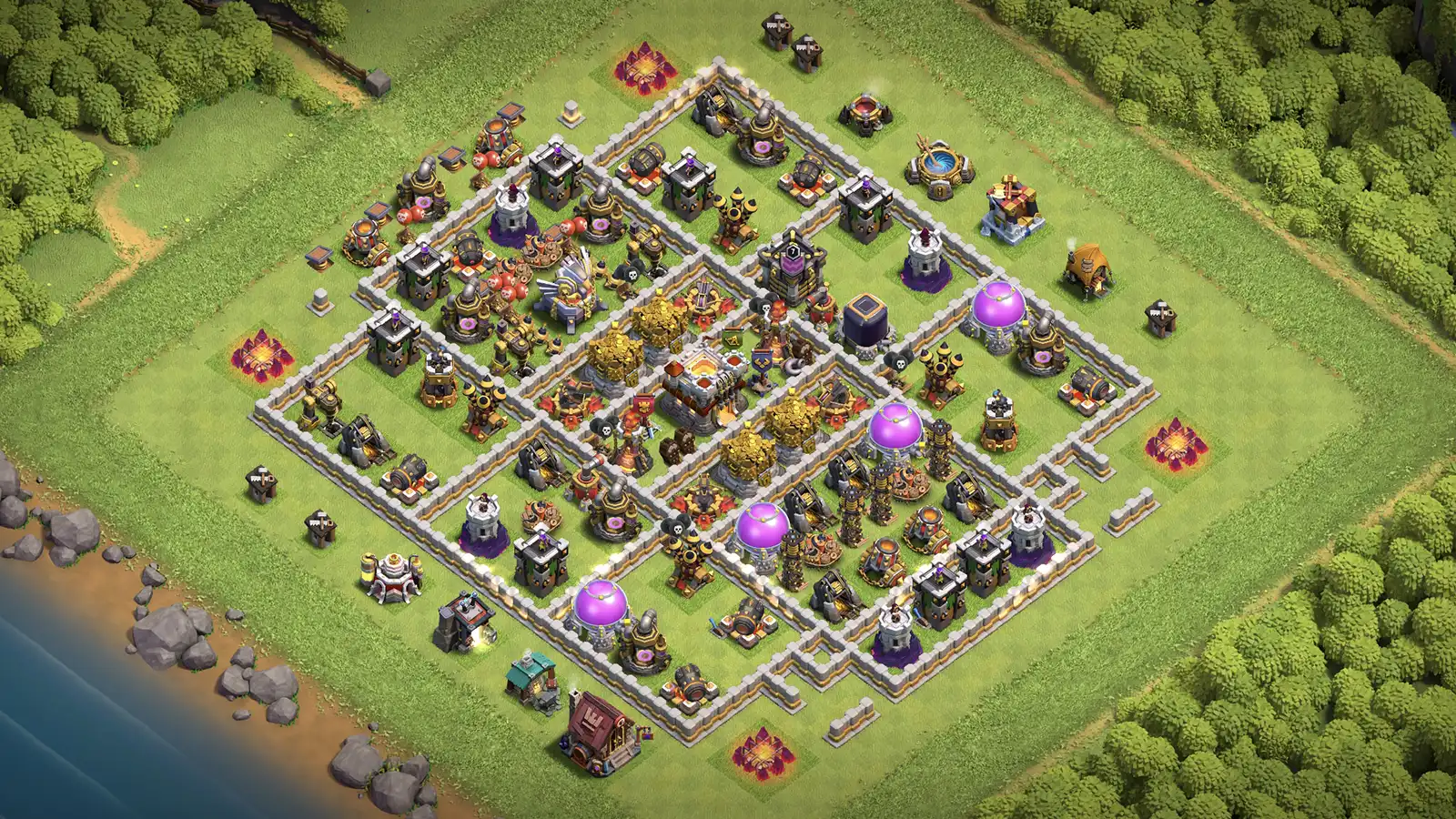 TH11 Anti-2 Farming Base - ClashBaseLink