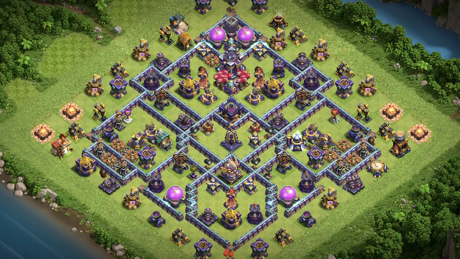 TH15 Anti-3 Farming Base - ClashBaseLink
