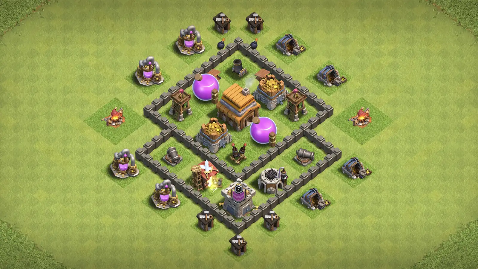 TH4 Anti-2 Farming Base