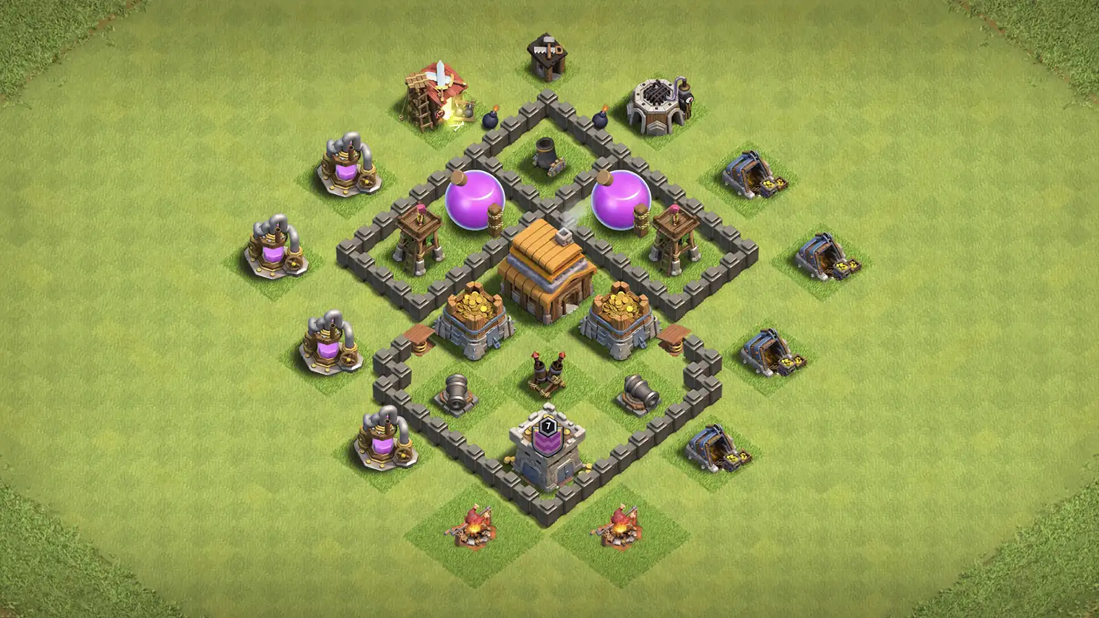TH4 Anti-2 Trophy Base