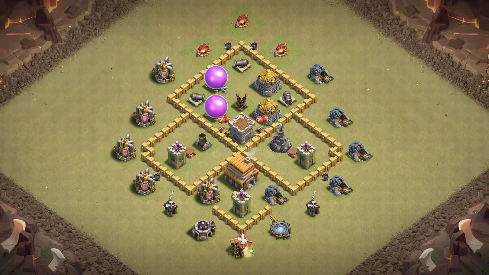 TH5 Anti-3 CWL Base - ClashBaseLink