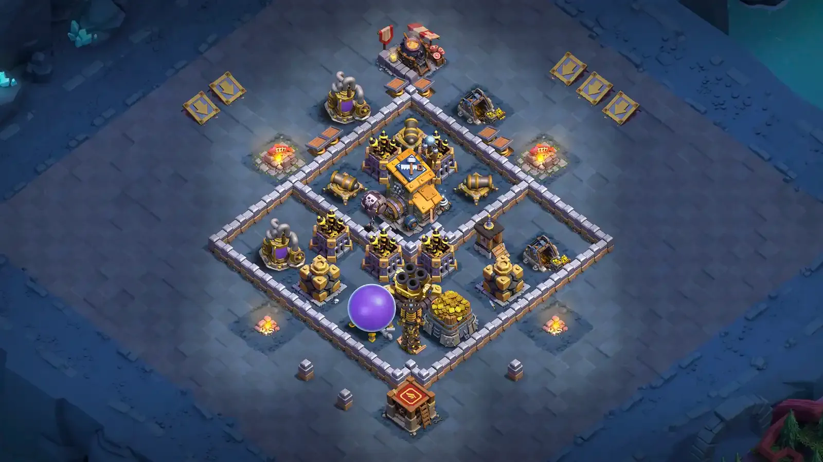 BH9 Anti-3 Island Base - ClashBaseLink