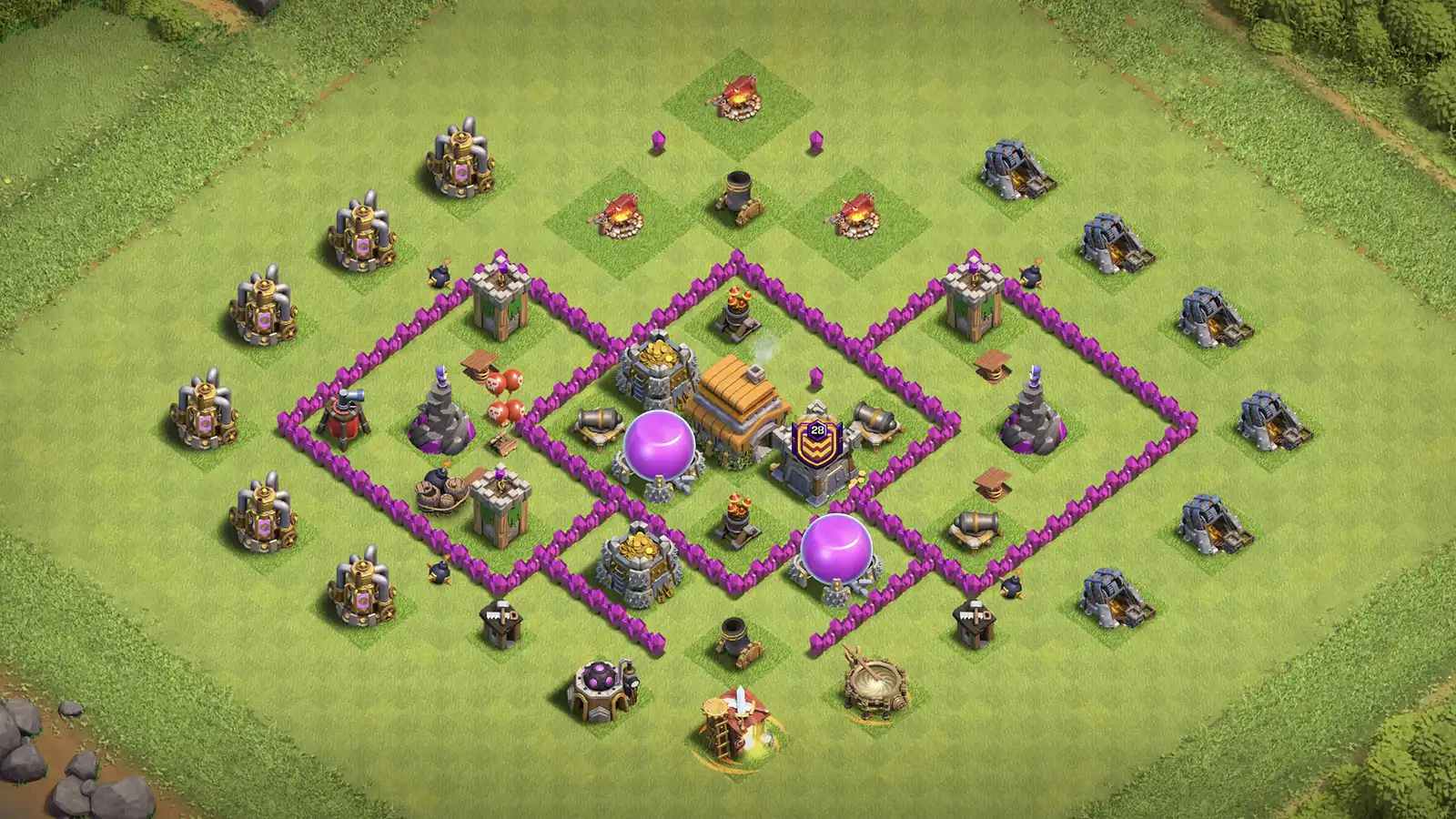 TH6 Anti-2 Trophy Base