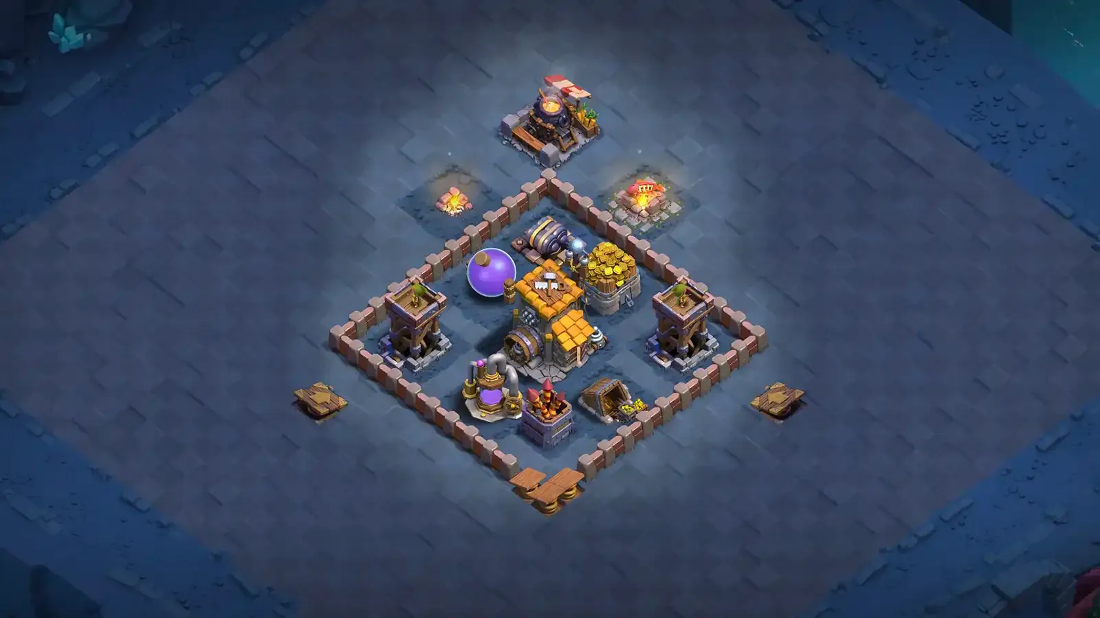 BH6 Heavy Core Anti-2 Base Stage 2 Open bottom channel to face Double Cannon last.