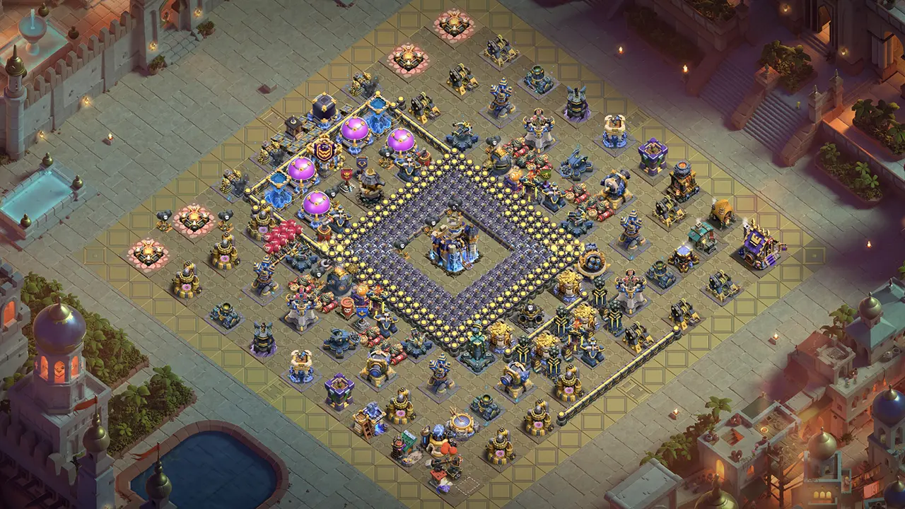 Best TH18 Bomb Hive anti-2 star base layout for Clash of Clans Legend League 2026 with copy link