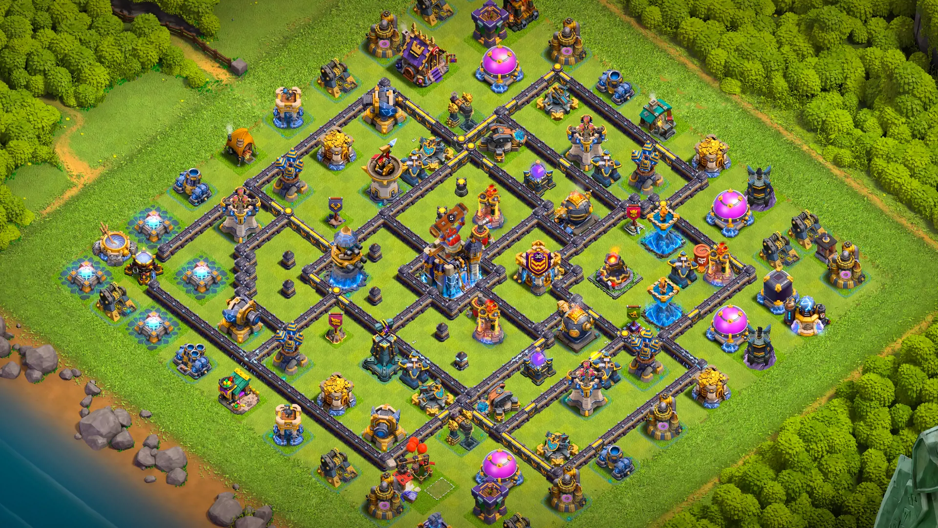 TH18 Base Layout in June 2026 Collection - ClashBaseLink