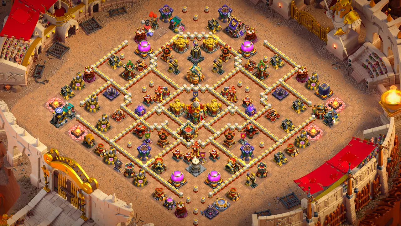 th16 anti 2 hot candle war base with copy link to clash of clans - full scout view of the layout defending against dragon and balloon attacks th16 anti 2 hot candle war base with copy link to clash of clans - full scout view of the layout defending against dragon and balloon attacks