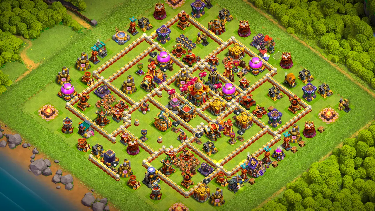 th16 anti 2 cake a pult ranked base with copy link to clash of clans - difficult pathing keeps troops away from the core defenses th16 anti 2 cake a pult ranked base with copy link to clash of clans - difficult pathing keeps troops away from the core defenses