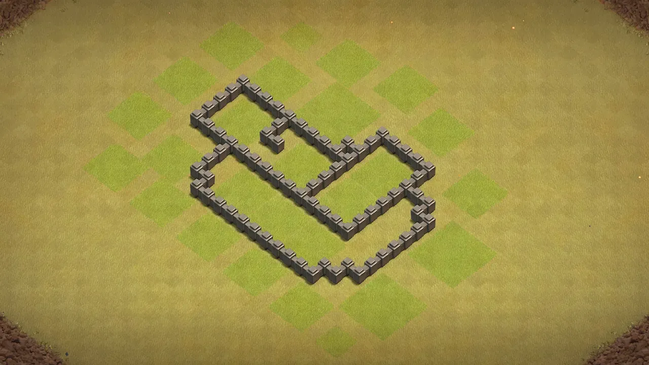 th4 cwl base layout with copy link. anti 3 star design for clash of clans - wall view
