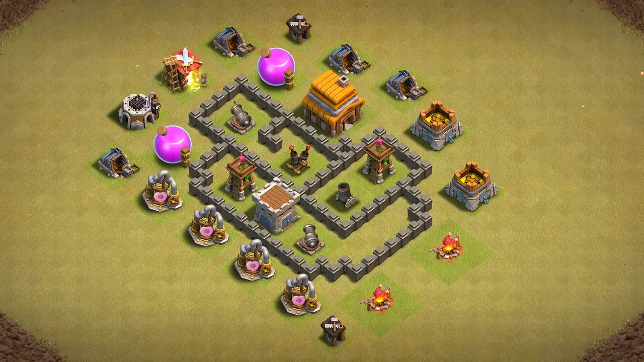 th4 cwl base layout with copy link. anti 3 star design for clash of clans - scout view