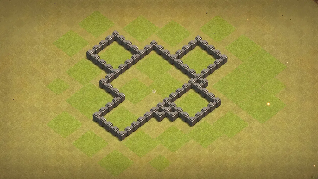 th4 cwl base layout with copy link. anti 3 star design for clash of clans - wall view