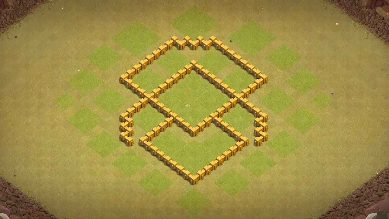 th5 cwl base layout with copy link. anti 3 star design for clash of clans - wall view