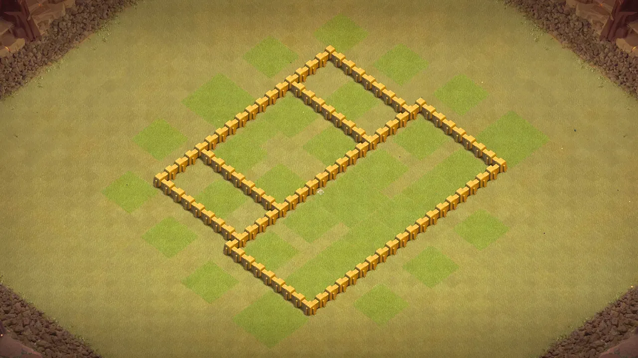 th5 war base layout with copy link. anti 2 star design for clash of clans - wall view