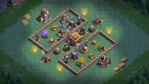 BH7 Split-Base Anti-2 Base - Clash of Clans