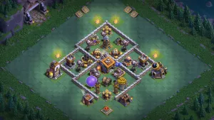 BH9 Anti-2 Base - Clash of Clans
