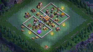 BH9 Split-Base Anti-2 Base - Clash of Clans