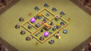 TH5 Anti-2 War Base - ClashBaseLink