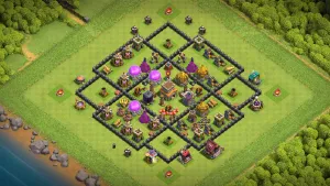 TH8 Anti-2 Farming Base - ClashBaseLink