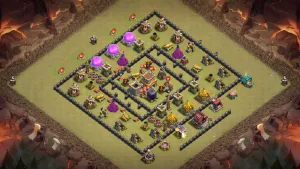 TH8 Anti-2 War Base - ClashBaseLink