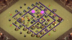 TH7 Anti-Dragon CWL Base - ClashBaseLink 