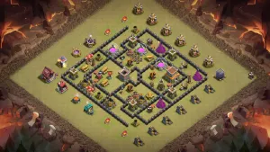 TH8 Anti-Dragon CWL Base - ClashBaseLink 
