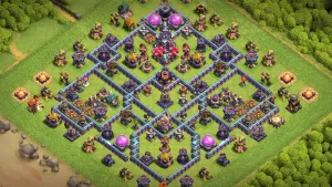 th15 anti 3 star farming base layout with copy link in clash of clans - coc town hall 16 base