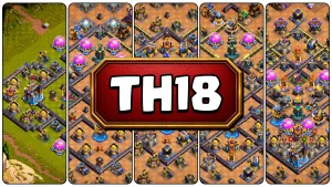 TH18 Base Layouts for Clash of Clans (2026) - Town Hall 18 Links