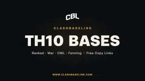 best th10 base base layout with copy links for ranked, war, cwl and farming 2026 - Clash of Clans