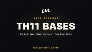 best th11 base base layout with copy links for ranked, war, cwl and farming 2026 - Clash of Clans