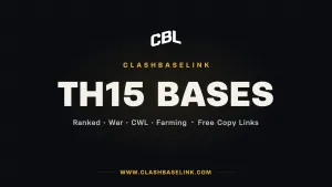 best th15 base base layout with copy links for ranked, war, cwl and farming 2026 - Clash of Clans