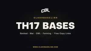 best th17 base base layout with copy links for ranked, war, cwl and farming 2026 - Clash of Clans