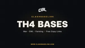 best th4 base base layout with copy links for war, cwl and farming 2026 - Clash of Clans