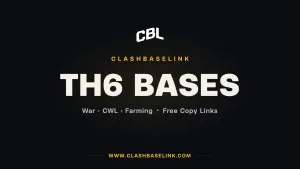 best th6 base base layout with copy links for war, cwl and farming 2026 - Clash of Clans