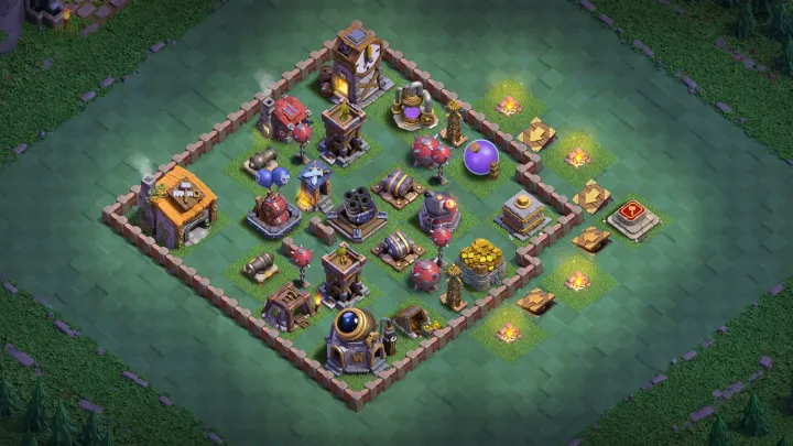BH6 Anti-3 Base - Clash of Clans