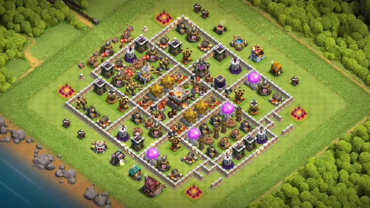 TH11 Anti-2 Farming Base - ClashBaseLink