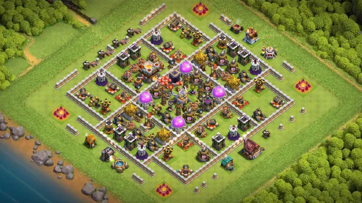 TH11 Anti-3 Farming Base - ClashBaseLink