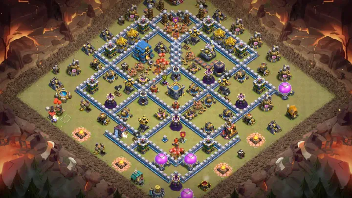TH12 Anti-3 CWL Base - ClashBaseLink