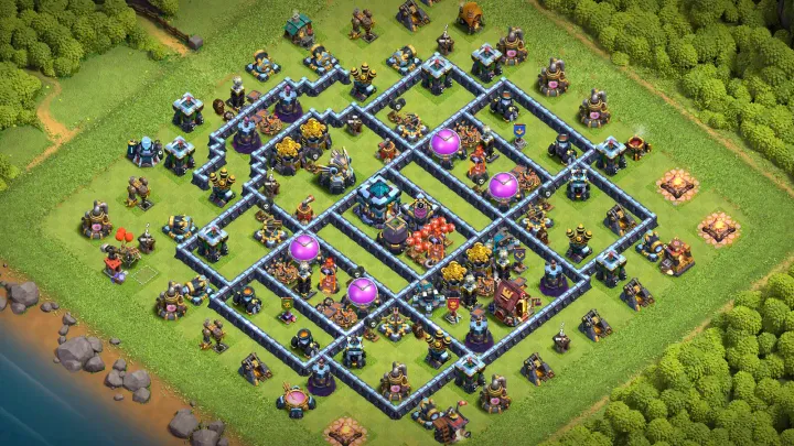 TH13 Anti-2 Farming Base - ClashBaseLink