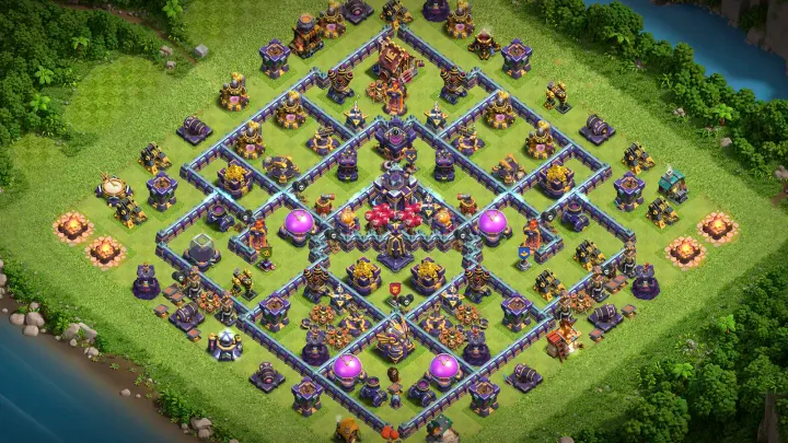 TH15 Anti-2 Trophy Base - ClashBaseLink