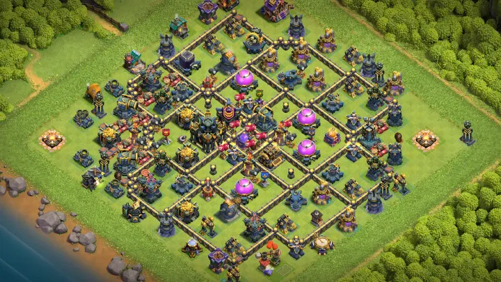TH17 Anti-3 Farming Base - ClashBaseLink