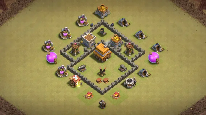 TH4 Anti-2 War Base - ClashBaseLink