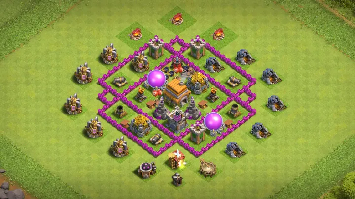 TH6 Anti-2 Farming Base - ClashBaseLink
