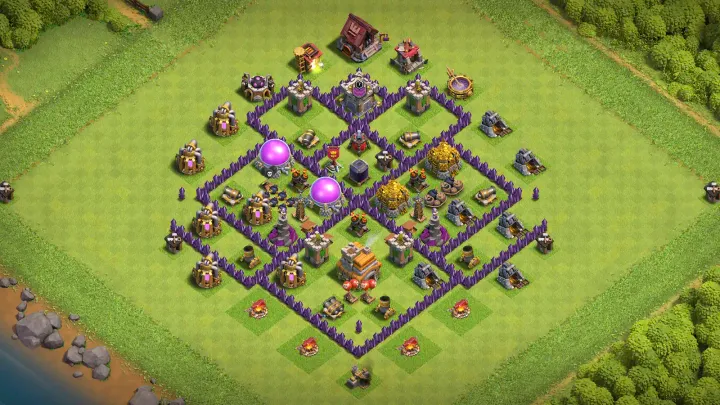 TH7 Anti-3 Farming Base - ClashBaseLink
