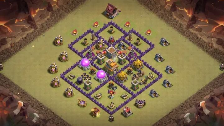 TH7 Anti-2 War Base - ClashBaseLink