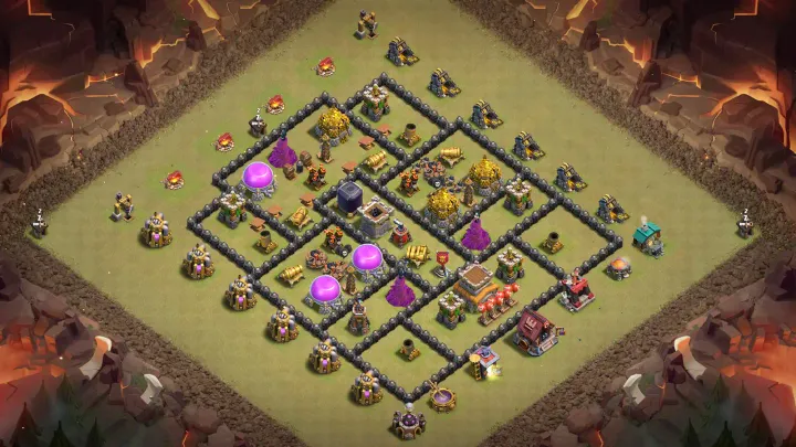 TH8 Anti-3 CWL Base - ClashBaseLink
