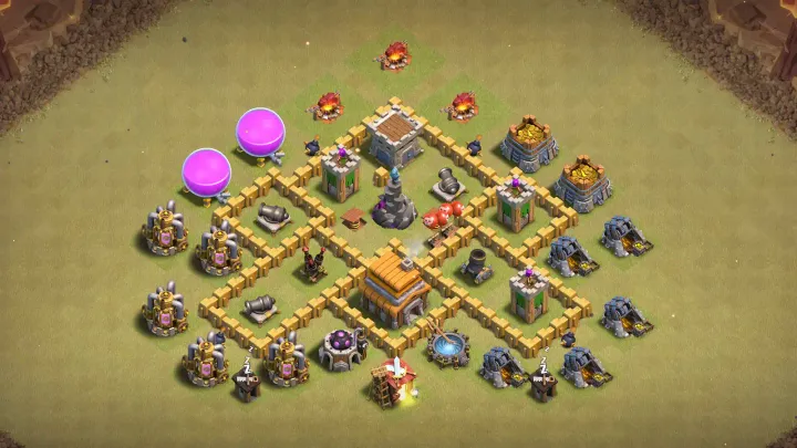 TH5 Anti-Air CWL Base - ClashBaseLink