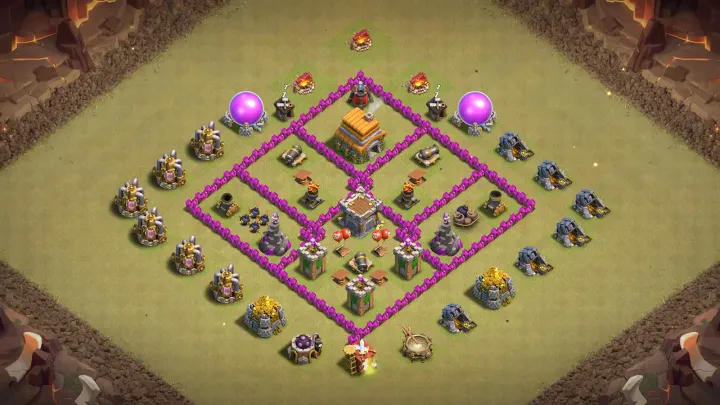TH6 Anti-Air CWL Base - ClashBaseLink