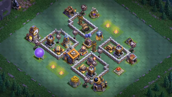 BH9 Anti-3 Island Base - ClashBaseLink
